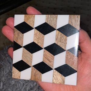 Set of 4 west elm coasters